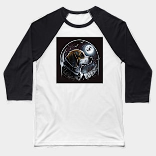 Dark Beauty Beagle Baseball T-Shirt